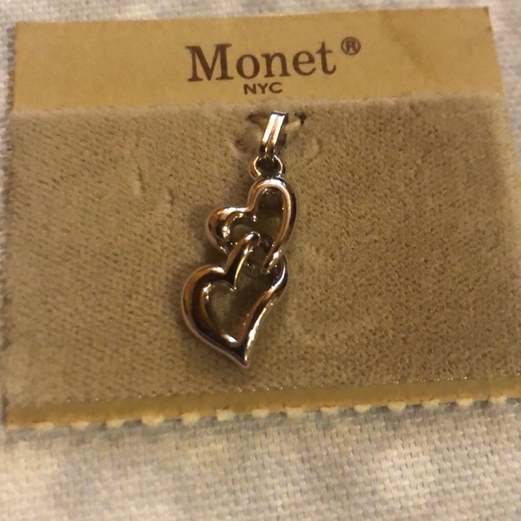 Interlocking Heart Pendant - Picture 2 of 3